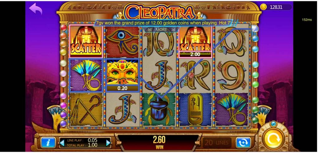 Διαδικτυακός κουλοχέρης Cleopatra Διαδικτυακός κουλοχέρης Cleopatra