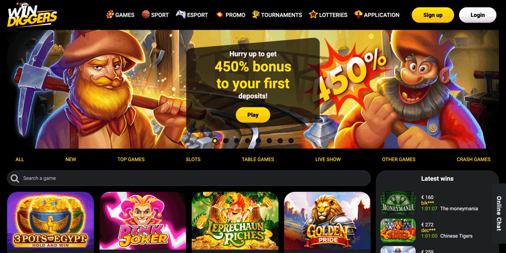 WinDiggers Online Casino Sibling Sites, Perks, Games and Much more